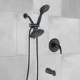 thumbnail image 3 of Classic Single Handle 7 Function Rain shower Head with Handheld Shower with Tup Spout, 3 of 6