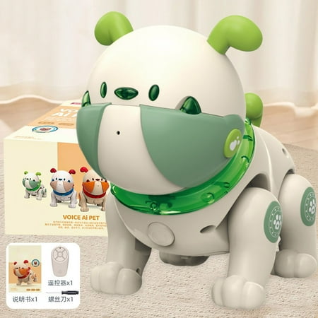 2.4GHz Transforming Robot Dog Toy Remote Control Robotic Puppy with LED Lights & Sound Interactive Electronic Pet for Boys&Girls Boys Girls Age 6-12 Birthday Christmas Gift Ideas