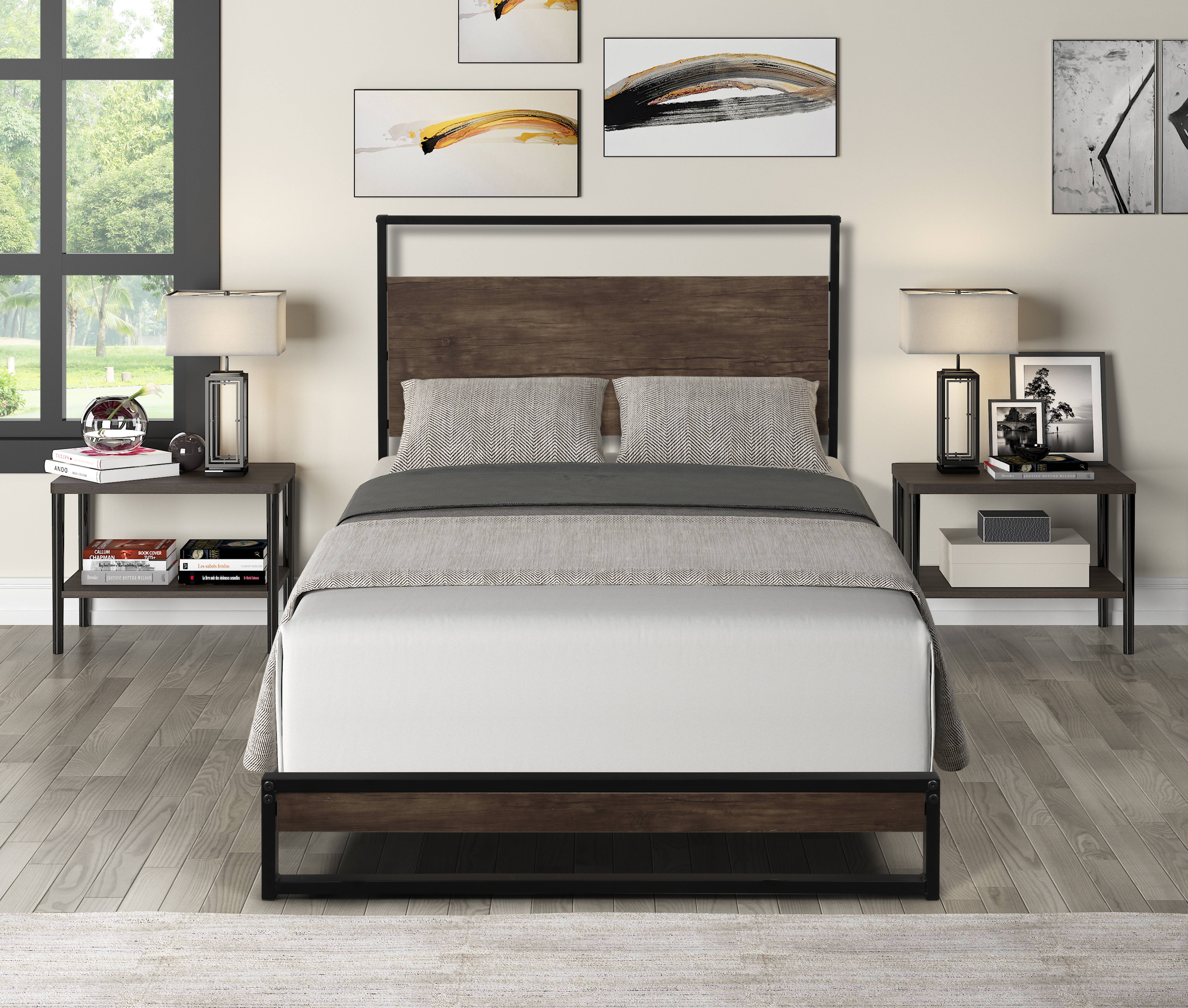 Twin Size Bed Contemporary Platform, Twin Size Bed Frame And Mattress