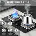 thumbnail image 2 of Tea Kettle Stainless Steel Whistling Tea Kettle with Tea Infuser 2L Capacity Stovetop Tea Maker with Ergonomic Handle Multifunctional Whistling Teapot for Kitchen Stove Induction Cooker, 2 of 9