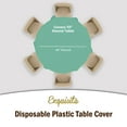 thumbnail image 5 of Exquisite 12 Premium Light Mint Plastic 84" Round Party Tablecloths Disposable, 5 of 7