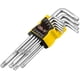 thumbnail image 1 of 9 Pcs Torx Key Set, T10-t50, Torx Hex Key Allen Star Short Arm Wrench, With Storage Case, Lengthened Torx Wrench Set, 1 of 5