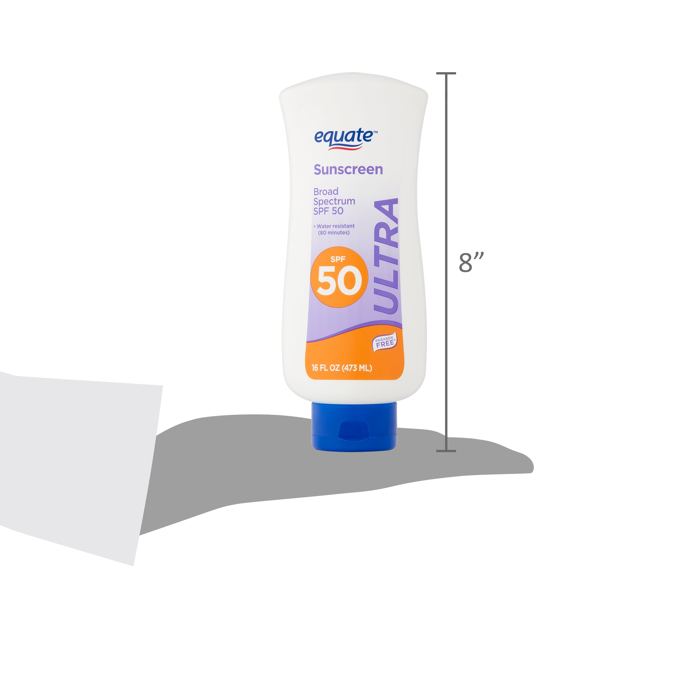 Equate Ultra Sunscreen Broad Spectrum Lotion, SPF 50, 16 fl oz