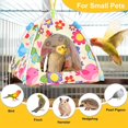 thumbnail image 4 of All-Season Bird Bed & Nest Tent with Dual-Sided Mat — Compact Hammock Cage Accessory for Budgies, Lovebirds, Finches, Parrotlets & Small Birds (Medium), 4 of 6