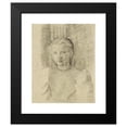 thumbnail image 2 of Thérèse Schwartze 15x18 Black Modern Framed Museum Art Print Titled - Portrait of a Young Girl, 2 of 5