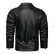 thumbnail image 5 of Chaqueta de cuero de uniforme de béisbol informal de otoño e invierno para hombre Pompotops oipoqjl13572, 5 of 7