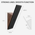 thumbnail image 4 of Homeforia Walnut Wood Coat Hooks, High End Walnut, 4 of 6