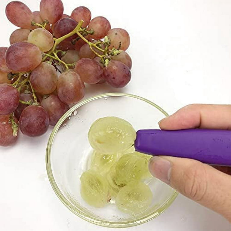 Fruit Grape Skin Peeler Grape Peeler Portable Stainless Steel Grape Peeler  Kitchen Gadget Peeling Tool Suitable for Make Fruit Slad Kitchen Supplies 