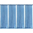 thumbnail image 1 of Telón de fondo QueenDream con lentejuelas azules, 61 x 244 cm, 4 unidades, 1 of 7