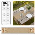 thumbnail image 3 of Pumpkins Fall Table Runner Vintage Floral Thanksgiving Brown Tablerunners 16 x 72 Inch, Table Decorations Tabletop Scarf for Summer Gathering Holiday Farmhouse Kitchen Dining Decor, 3 of 8