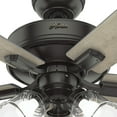 thumbnail image 3 of Hunter 51099 Crestfield 60-In. Ceiling Fan with LED Lights (Noble Bronze), 3 of 13