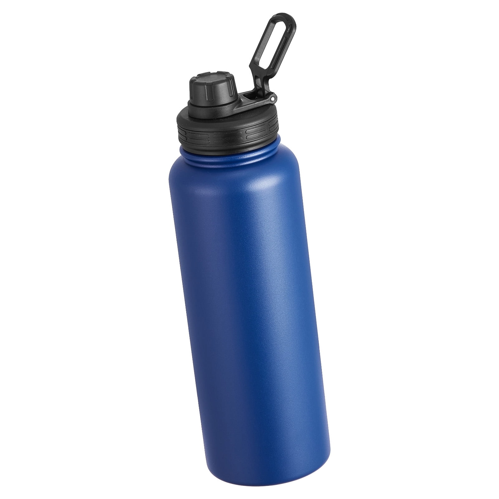 KFFKFF 40 oz Hydration Vessel, Stainless Steel Flask for Camping & Hiking, Wide Mouth Lid, Double Walled Sports Coffee Mug, Leakproof, Suitable for Indoor/Outdoor Activities, FDA Approved, Blue