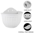 thumbnail image 3 of Dsseng 2 Pieces Window Wall Planter Plastic Hanging Flower Pot Wet-proof, 3 of 8
