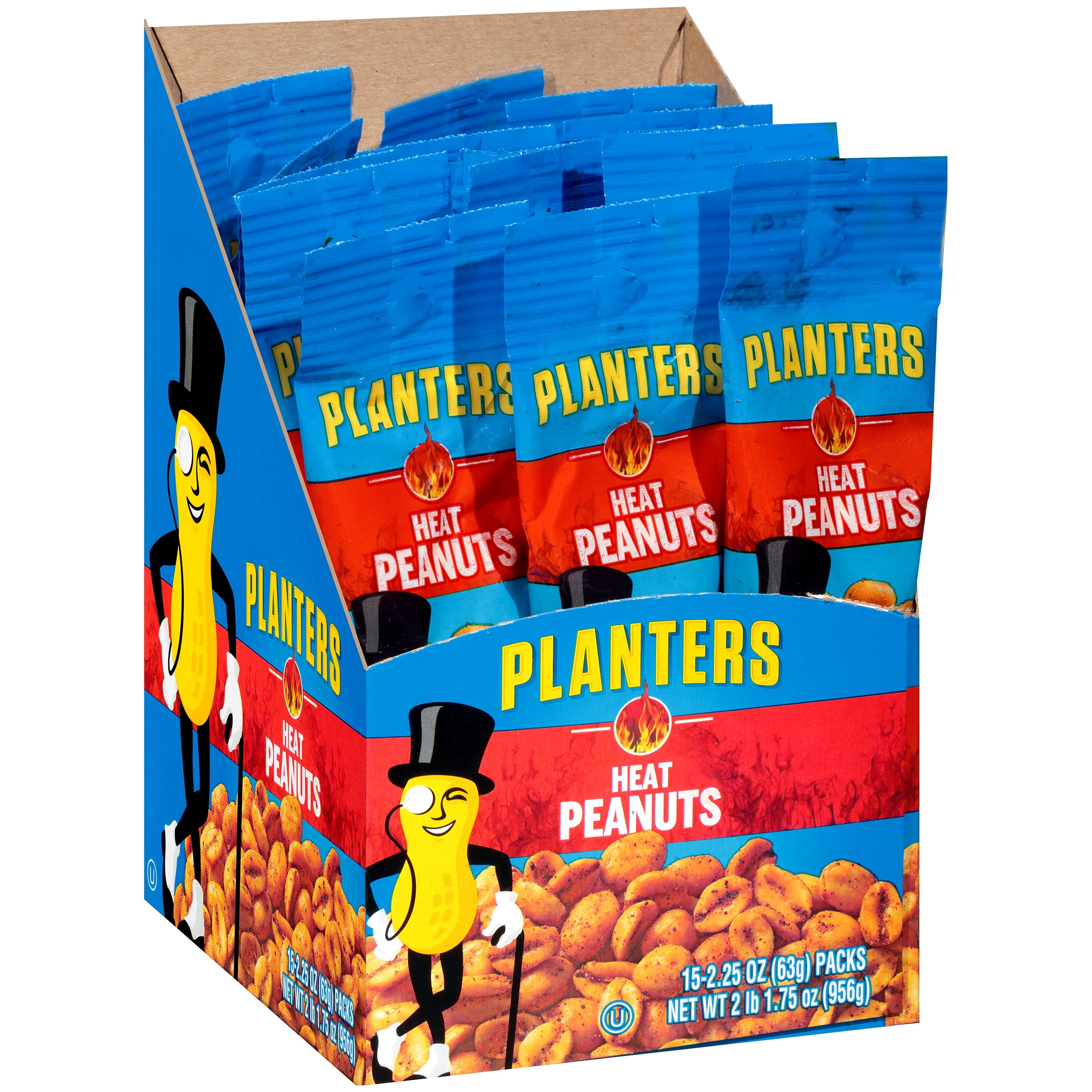 Planters Heat Peanuts 15 2.25 oz Bags