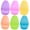 6 PCS 10" Jumbo Clear Colored Easter Eggs (1), variant on Joyfy 10" Large Easter Eggs, 6 Pack Plastic Easter Eggs, Solid Assorted Colors Empty Fillable Easter Eggs for Stuffed Treats, Party Favors, Easter Eggs Hunt, Classroom Prize Supplies Decoration