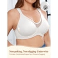thumbnail image 5 of SHARICCA Minimizer Bra for Womens Plus Size Full Coverage Underwire Bralette 40D, 5 of 6
