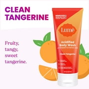 Lume Hydrating Acidified Body Wash Gel, Clean Tangerine, 7 fl oz