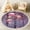 Color 2, variant on Washable Non Slip 4ft Round Rug, White Jellyfish Floating Starry Night Sky Circle Area Rugs with Tassels Carpet for Nursery Bedroom Living Room Playroom Tent rug Tent Castle