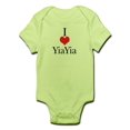 thumbnail image 1 of CafePress - I Love (Heart) Yiayia Baby Onesie - Baby Light Bodysuit, 1 of 1