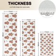 thumbnail image 4 of White Highland Cow Flower Butterfly Pattern Kitchen Rugs Sets Of 3,Kitchen Runner Rugs Non Skid Washable,Decorative Kitchen Floor Mats for Kitchen,Sink,Laundry,17"x30"+ 17"x47" + 17"x59", 4 of 6