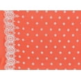 thumbnail image 2 of Zelouf Randy Embroidered Floral Woven  , Sewing, DIY, Crafts Fabric by the Yard, Coral Hana/wht, 50 Yard, 2 of 2