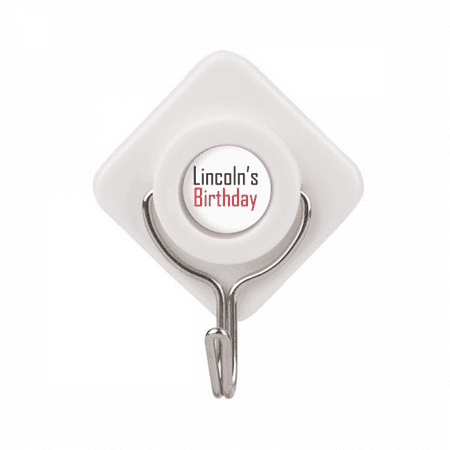 

Celebrate Lincoln s Birthday Blessing Festival Adhesive Wall Hooks Hanging Self Sticky