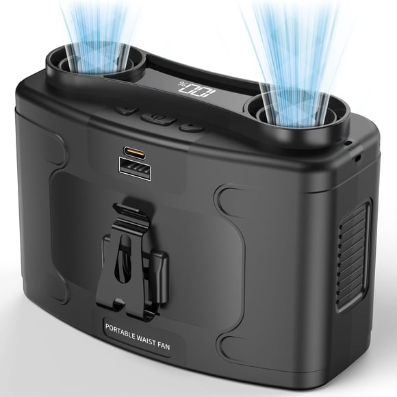Ventilador de cintura portátil PANERGY 20000 mAh con batería recargable