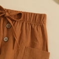 thumbnail image 5 of Gibobby Boys Pants Toddler Boys Straight-Leg Soft Pants 12 18Months 2T 3T 4T Lightweight Trousers With Side Pockets For Winter Fall Toddler Warm Sweatpants(2-3 Years,Brown), 5 of 7