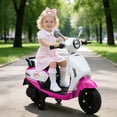 thumbnail image 7 of BKIRNP Kids Electric Motorcycles for Toddlers Age 1-3,6V Ride on Motorcycles,Ride on Toys with Music,LED Light,Training Wheels,2 MPH Kids Electric Motorcycle for Indoor & Outdoor Use,Pink, 7 of 7