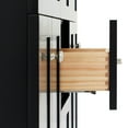 thumbnail image 5 of Ariel Hamlet 60 In. Double Oval Sink Bathroom Vanity With Carrara White Quartz Countertop 1.5 Edge In Black, 5 of 11