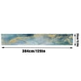 thumbnail image 2 of Printed Runner for Dining Room Heat & Stain Tablecloth Festivals Home Decorative Elegant Machine Washable Non- Modern Design, 2 of 3