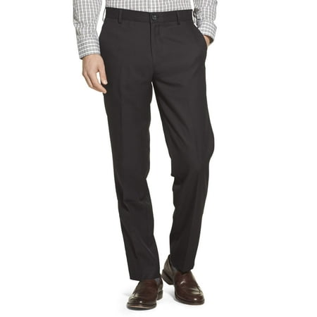 Men's Big and Tall Flat Front Straight Fit Dress Pant