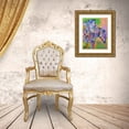 thumbnail image 3 of Wallich, Richard 12x14 Gold Ornate Wood Framed with Double Matting Museum Art Print Titled - Zebra, 3 of 4