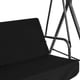 thumbnail image 1 of Cojín para columpio de Patio al aire libre, cojín para silla columpio de 3 plazas, almohadillas para asiento oscilante, cubierta impermeable, dosel para columpio, 1 of 6