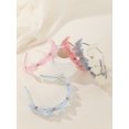 thumbnail image 1 of 5pcs/Set Goddess Style Fabric Mesh Bowknot Decor Hairbands, 1 of 4