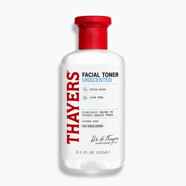 Thayers Alcohol-Free Unscented Witch Hazel Facial Toner for Dry Skin 8.5 fl oz