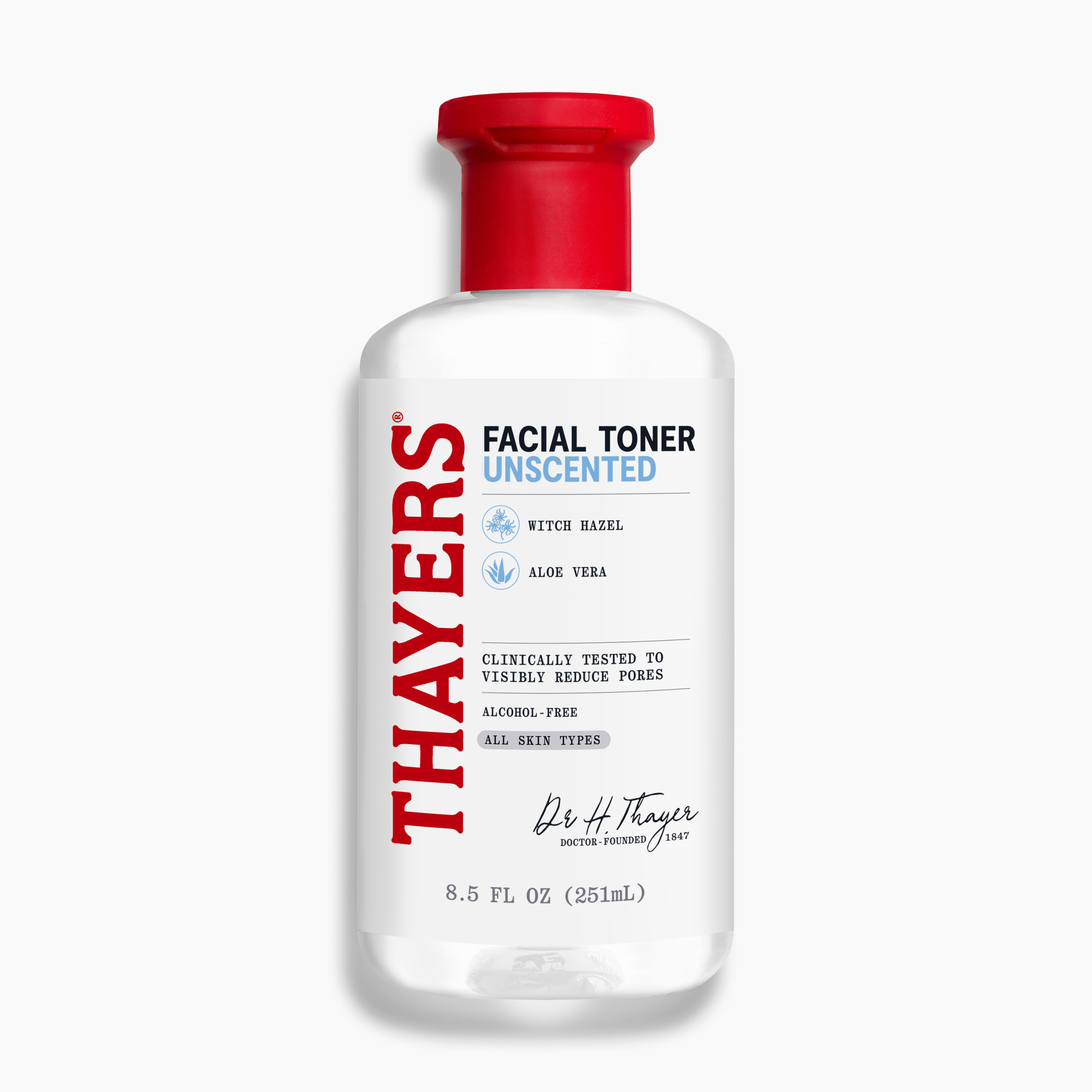 Thayers Alcohol-Free Unscented Witch Hazel Facial Toner for Dry Skin 8.5 fl oz