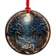 thumbnail image 2 of Teissuly Christmas Acrylic Pendant Concave Textured Round Pendant Decoration Teissuly WER202312140677, 2 of 4