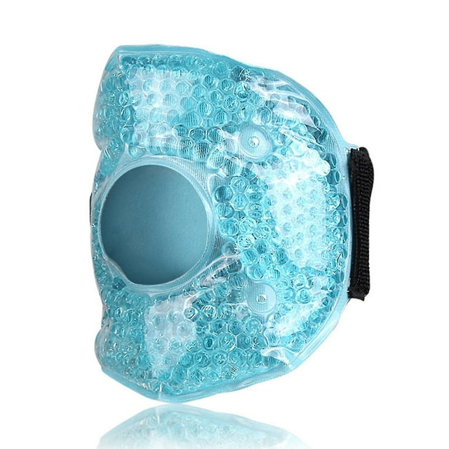 Bloc Réfrigérant pour Soulager la Douleur au Genou, Compresse Chaude et Froide Réutilisable, Gel à Billes Rafraîchissante, Bloc pour Poignet, Genou et Cheville