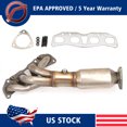 thumbnail image 2 of For 2005-2012 Nissan Frontier 2.5L Manifold Catalytic Converter with Gaskets US, 2 of 9