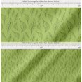 thumbnail image 2 of Soimoi Green Cotton Cambric Fabric Pear Leaves Decor Fabric Printed Yard 58 Inch Wide, 2 of 7