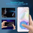 thumbnail image 3 of [3+3 Pack] Glass Screen Protector for Samsung Galaxy A35 with Camera Lens Protector, 3D Curved, 6.6 inch 2024 9H Tempered Glass for Galaxy A35 Glass Screen Protector, 3 of 6