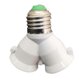 thumbnail image 1 of Portalámparas Convertidores AdapBulbs 10 Pzs 1 a 2 E27 110-220V 60Hz., 1 of 2