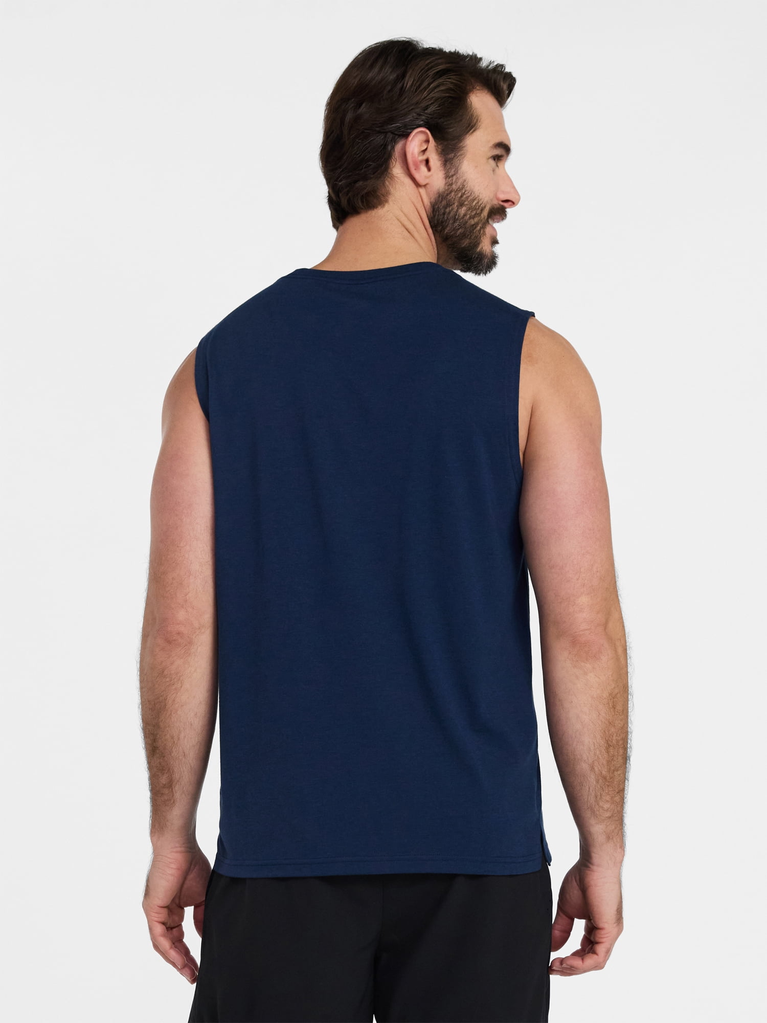 Athletic Works Men's and Men's Big & Tall Tri-Blend Muscle Tee, Sizes XS-4XLT