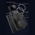 thumbnail image 6 of Nspiel for Samsung Galaxy S24 Ultra S24 Plus S24 Magnetic MaSafe Case with Camera Protector Kickstand Scratch Resistant Slim Cover, 6 of 6