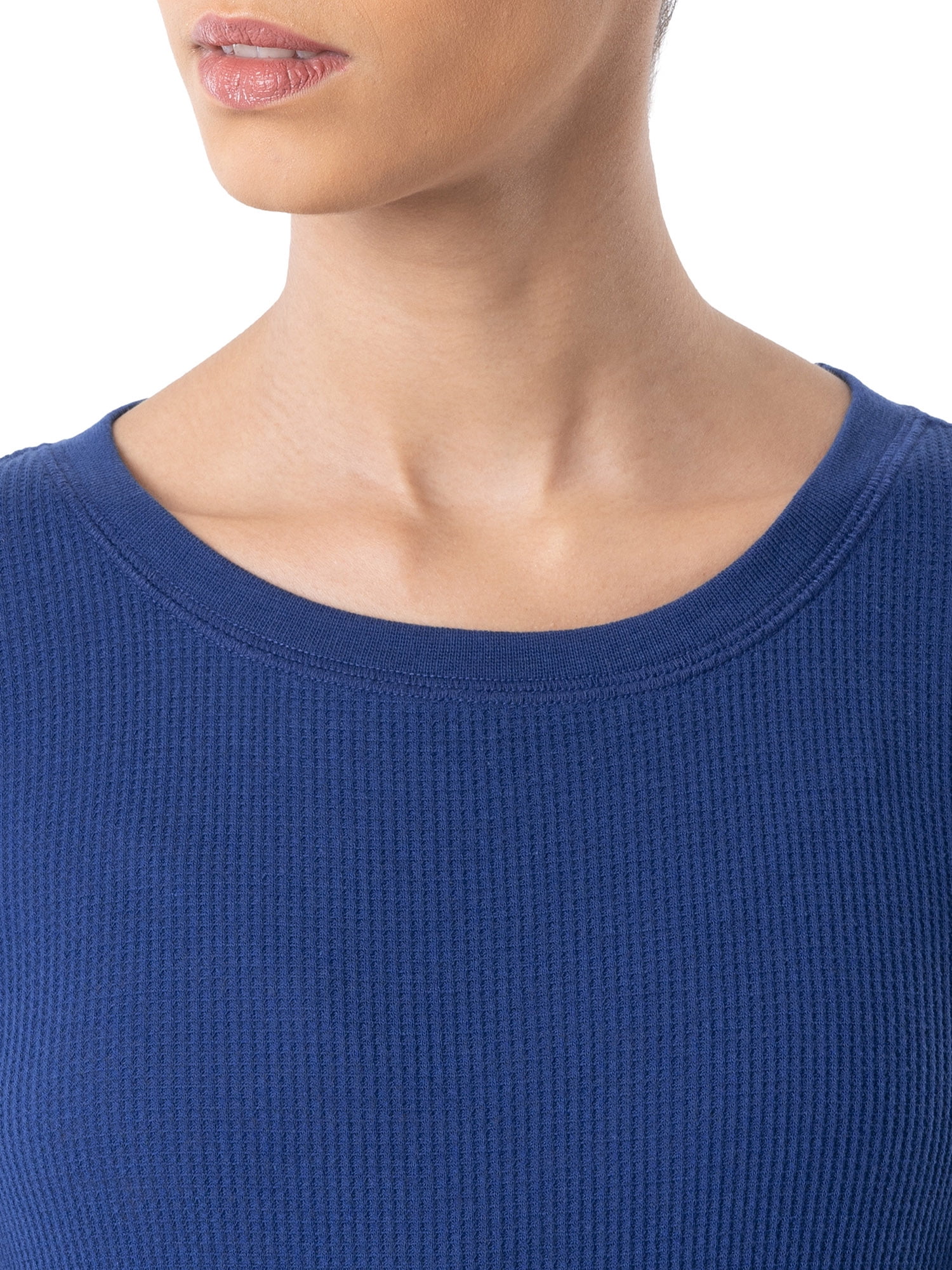 Fruit of the Loom Women's and Women's Plus Eversoft Waffle Thermal Top, 2-Pack