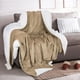 thumbnail image 5 of Manta Utopia Bedding Sherpa, tamaño doble, color camel, 167 x 152 cm, 5 of 8