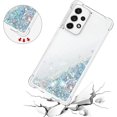 thumbnail image 5 of Compatible with Samsung Galaxy A53 5G Case Glitter Liquid Cute Clear Phone Case Floating Quicksand Shockproof Protective Bumper Silicone TPU Case for Samsung Galaxy A53 5G Love Sliver YB, 5 of 12