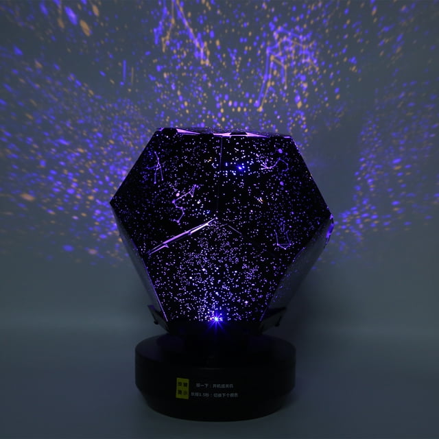Lámpara De Noche, Proyector De Luz, Pantalla De Plástico Plegable, Decoración Del Hogar, Regalo Giratorio Gratuito Para Interiores