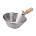 thumbnail image 4 of Bucket de cemento Shoops de barro de servicio pesado con mango de madera Scooper versátil de mortero de cemento para albañil de yeso de paneles de, 4 of 9